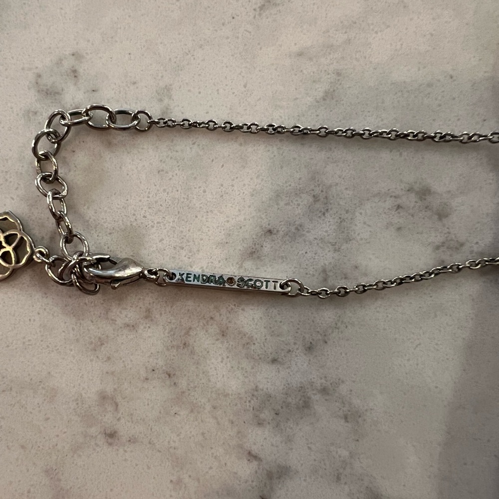 Kendra Scott Silver Pendant Necklace - Picture 3 of 5